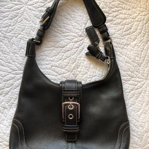Black Coach bag in pristine condition